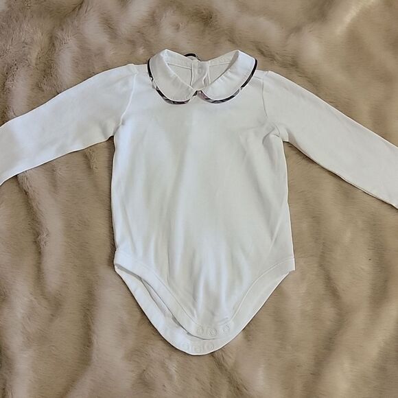 JANIE AND JACK 2-PIECE GRAY ROMPER DRESS AND ONESIE, SIZE 6-12 MONTHS - Picture 10 of 14